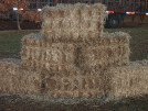 Stack of Square Bale Straw